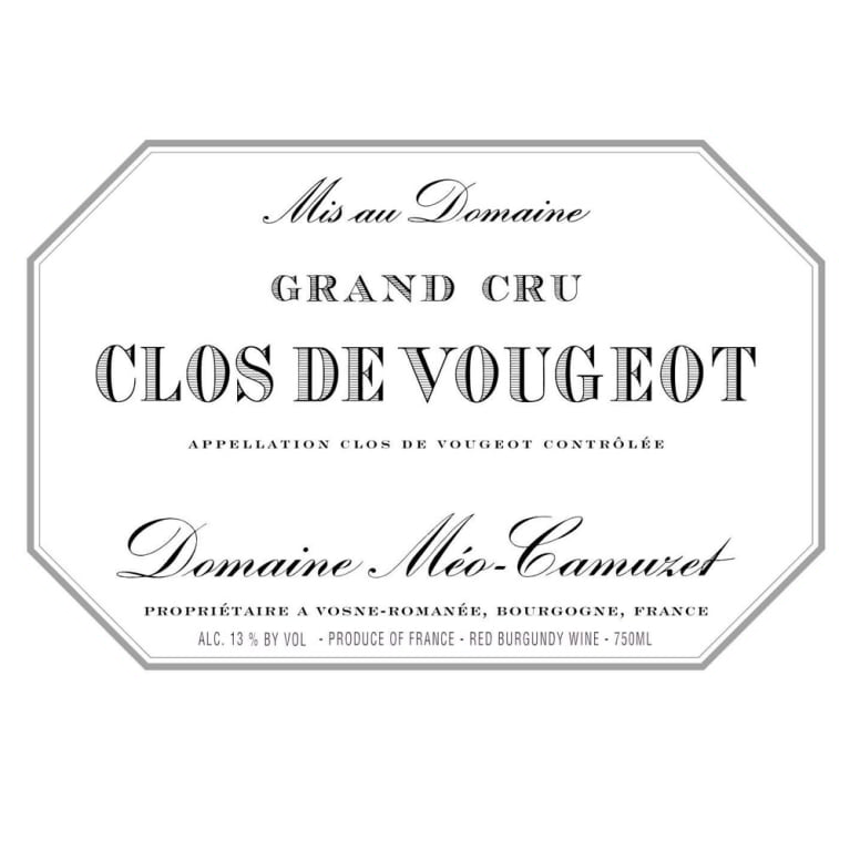 1998 Meo Camuzet Clos Vougeot